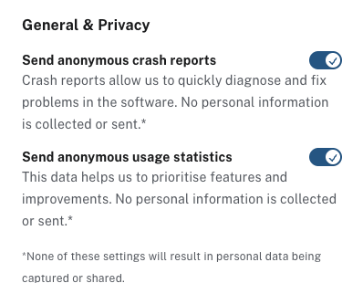 product analytics consent browser settings